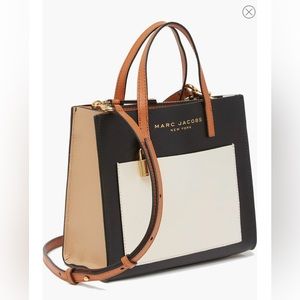 Marc Jacob Mini Grind Leather Tote Crossbody